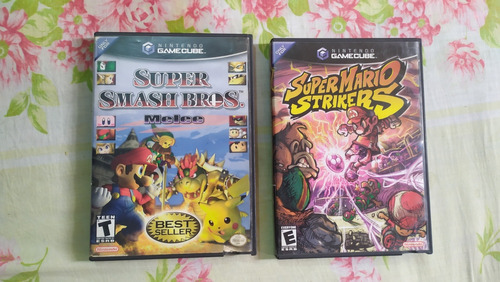 Super Smash Bros Melee Mario Striker Nintendo Gamecube 