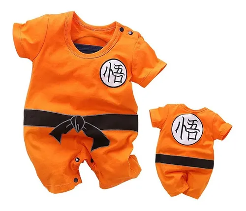 Traje De Goku Yfybaby Niños Bebés De Dragon Ball Z Mameluco | Envío gratis