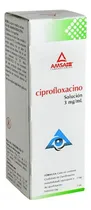 Comprar Ciprofloxacino Solución Oftámica 3 Mg\u002Fml, 1 Frasco Gotero 5 Ml
