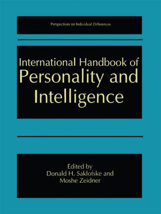 Libro International Handbook Of Personality And Intellige...