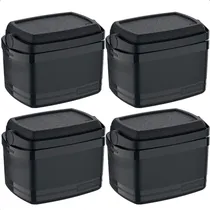 Comprar Kit 4 Caixas Térmicas 5 Litros Cooler Preto Até 6 Latas Mor