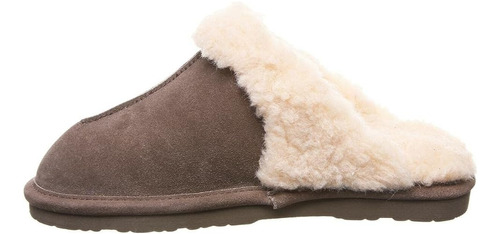 Pantuflas Bearpaw Loketta Suede Slippers De Lana Para Dama