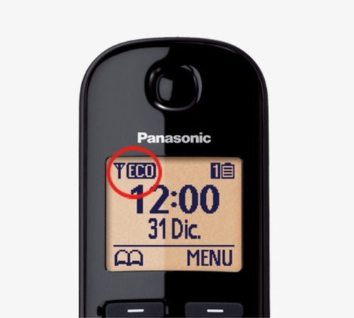 Imagen 2 de 4 de Teléfono Panasonic KX-TGC210N inalámbrico - color negro