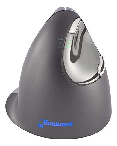 Ratón Ergonómico Vertical Evoluent Vm4l Con Cable Usb