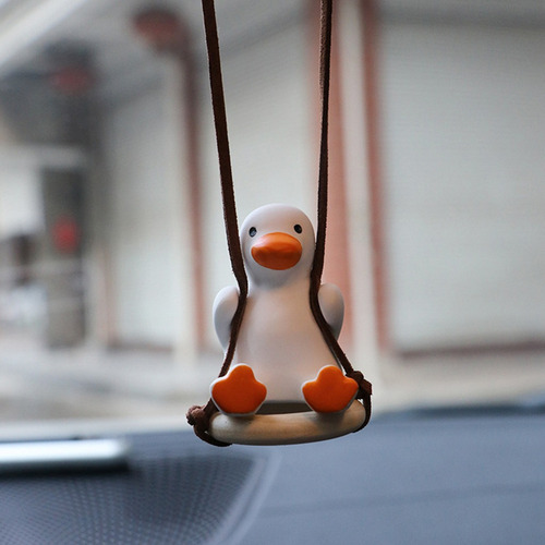 Colgante De Columpio De Pato Pequeño Con Cuerda Colgante