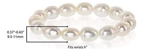 Pulsera De Hilo Elástico Para Novia Y Dama De Honor Con Perl