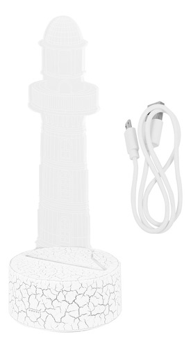 Lámpara De Luz Nocturna 3d Illusion Light 3d Lighthouse Cart