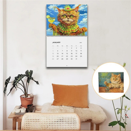 El Calendario 2025 De Y The Drunk Cats Es Un Regalo Para Cat