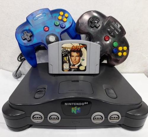 Nintendo 64 + 2 Controles Genéricos + Goldeneye 007