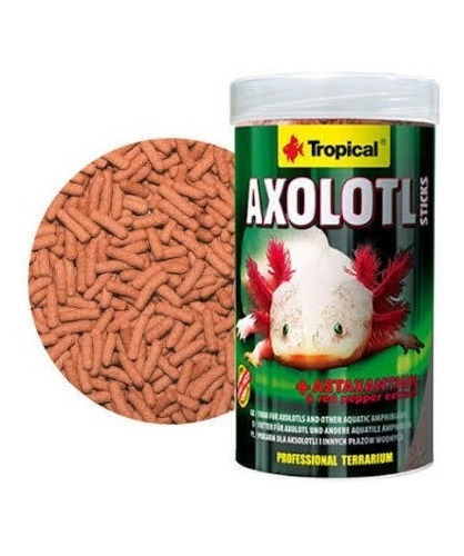 Alimento Axolote Sticks Rana Acuario Pecera Tropical 135 Gr
