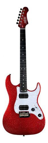 Guitarra Eléctrica De 6 Cuerdas Jet Guitars Js500 Red Sparke