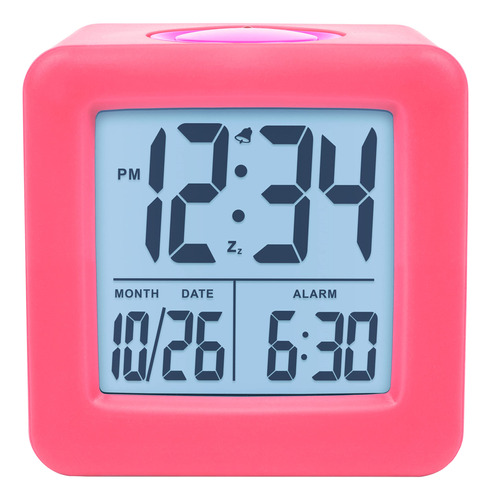 Equity By La Crosse 73002 - Reloj Despertador Lcd Con Forma