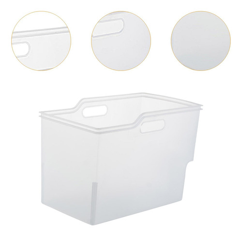 Cesta Organizadora De Cocina Extraíble, Transparente, Pequeñ