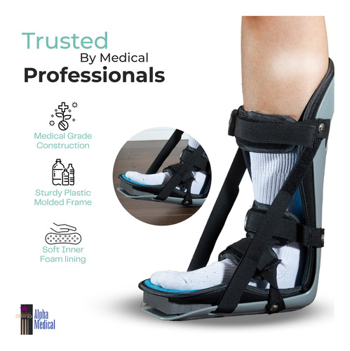 Night Splint Alpha Medical Fascitis Plantar L4398 Medium
