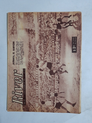 Revista River 732.campeonato 1958 River 2 Racing 0