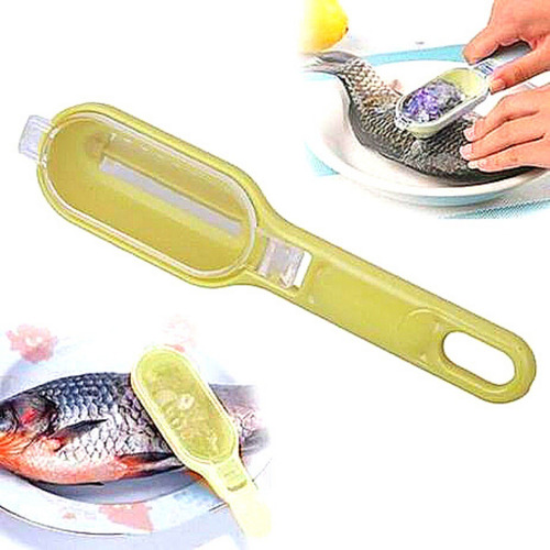 Imagem 1 de 5 de Descamador Escamador De Peixe Com Reservatorio Profissional