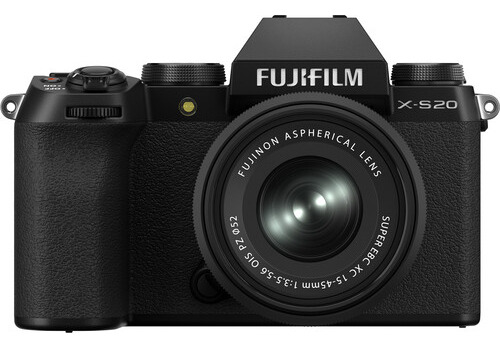 Cámara Sin Espejo Fujifilm X-s20 Con Lente 15-45mm En Negro