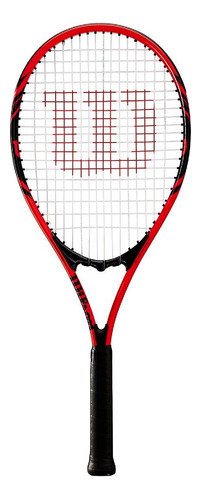 Raqueta Tenis Wilson Federer Adultos Principiantes 309g Muni Color Rojo/negro Tamaño Del Grip 3