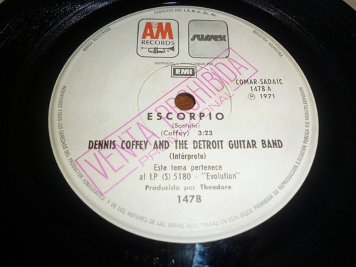 Lp Vinilo - Simple -dennis Coffey & Detroit Guitar -escorpio