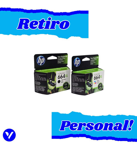 Combo Cartucho De Tinta Hp 664xl Negro/tricolor