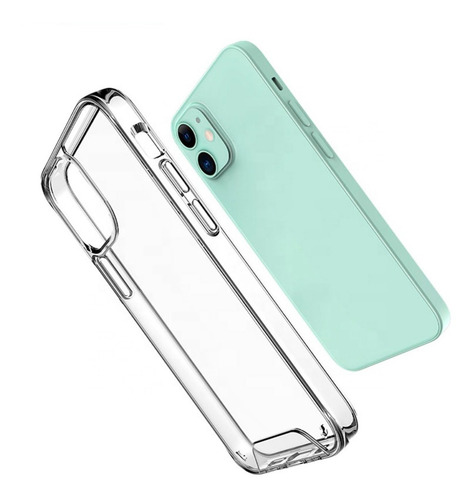 Imagen 3 de 5 de Forro Case Rígido Transparente Para iPhone