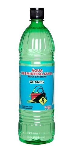 Agua Bateria Desmineralizada Radiador 1lt - Gitanes - 12 Uni