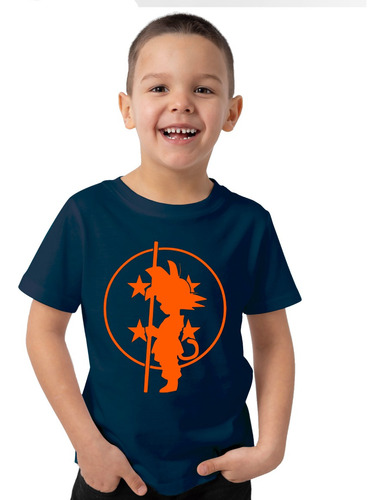 Remera Algodon Niño Dragon Ball Goku Esfera Dragon Anime 