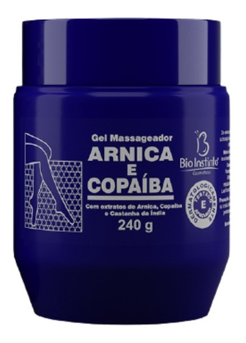 Gel Massageador Arnica E Copaíba 240g Bio Instinto