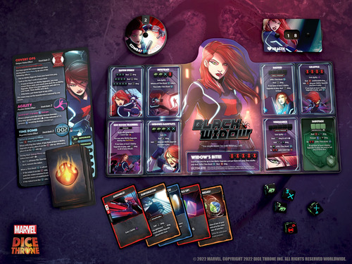 Dice Throne Usaopoly Marvel 2 Hero Box Black Widow Doctor