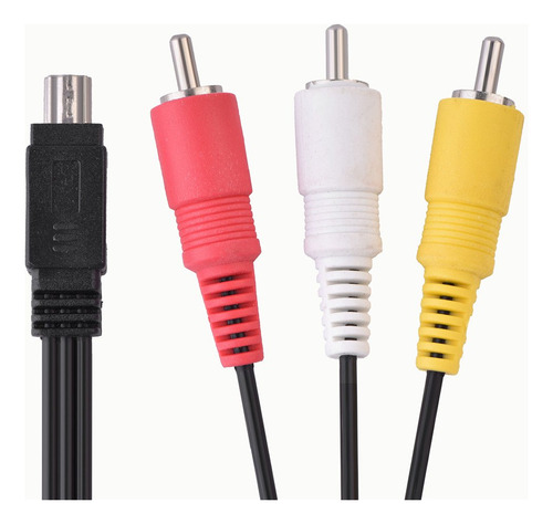 Video Audio Cable Av Mini Usb A 3 Para La Cámara Ixus 990