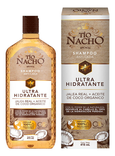 Shampoo Tío Nacho Coco Ultrahidratante 415 Ml