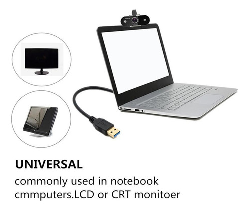 2xusb Hd Camera Para Pc Computadora De Escritorio Portátil