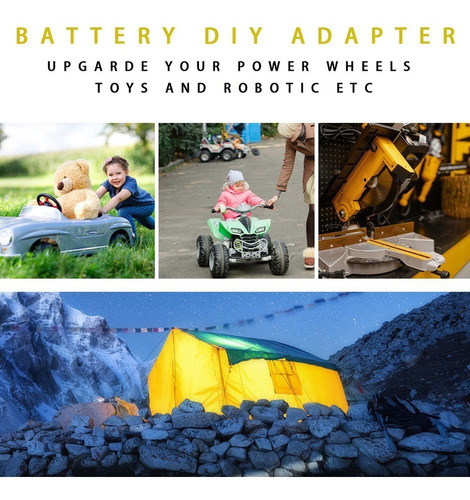Adaptador De Batería Para Batería Dewalt Dock Power Conn De