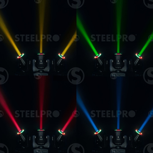 Imagen 7 de 8 de Steelpro Cabeza Móvil Spot Con Gobos 90 Watts