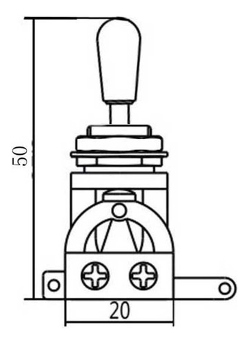 Pastillas De Guitarra Eléctrica De 3 Vías Interruptor