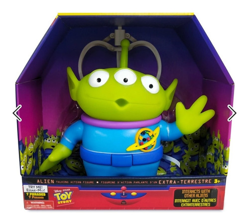 Imagen 1 de 4 de Muñeco Alien Toy Story Con Sonidos Luces Disney Store