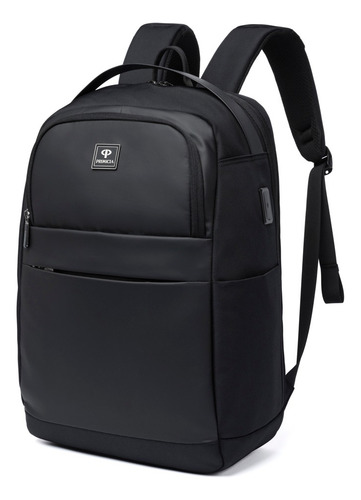 Mochila Executiva Resistente Moderna Primicia Urbana 20l Cor Preto Desenho Do Tecido Lisa