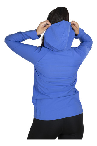 Campera Topper Mujer Training Azul