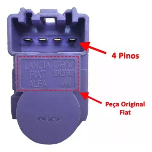 Interruptor Pedal Freio Fiat Ducato 2018/... 53420393