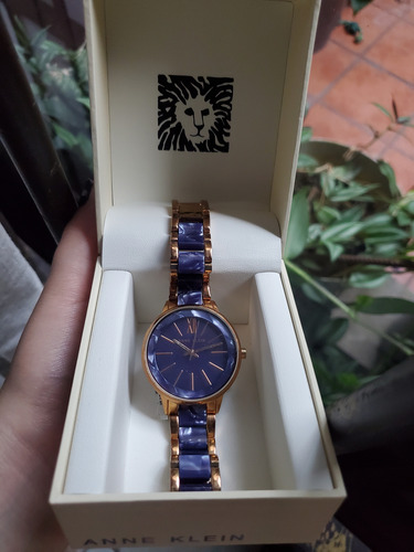 Reloj De Pulsera Anne Klein Para Mujer Azul Marino (Usado)