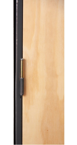 Imagen 5 de 10 de Puerta Placa Pino Romval 70x200 Con Marco Chapa 15 Cm
