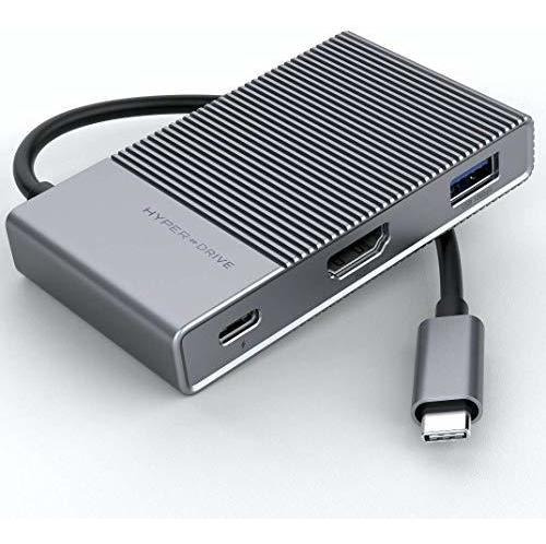 Hub Usb C 6 En 1 Microsd/sd Alimentación Usb-c 4k Hdmi