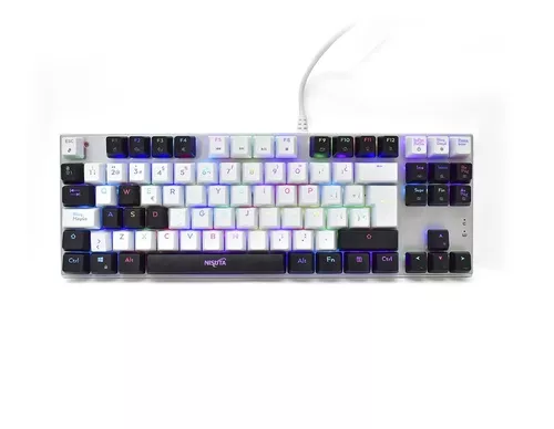  ffzhushengmy DIY Keycap 136pcs muestra de teclado mecánico para  juegos de teclado de diseño blanco puro 136 teclas de contorno blanco  lechoso teclado de personalidad (cuerpo axis: perfil XDA, color: teclas