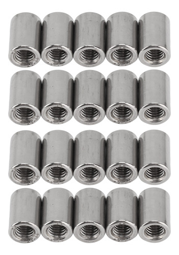Tuerca De Conector M6, Varilla Redonda De Acero Inoxidable,