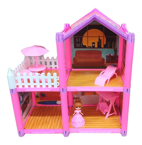 Casita De Juguete Para Niña Armable Dream Home + Accesorios