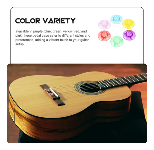 6 Piezas De Adornos Multicolores Con Forma De Seta Colorida