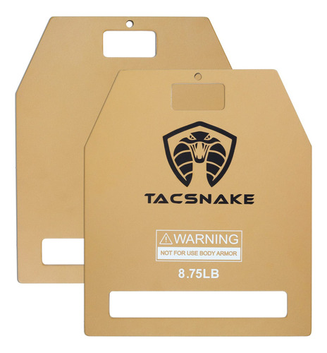 Tacsnake Plato Chaleco Peso Libra Par Para Pesado Fuerza