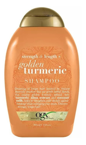  Ogx Shampoo Golde Turmeric 385 Ml