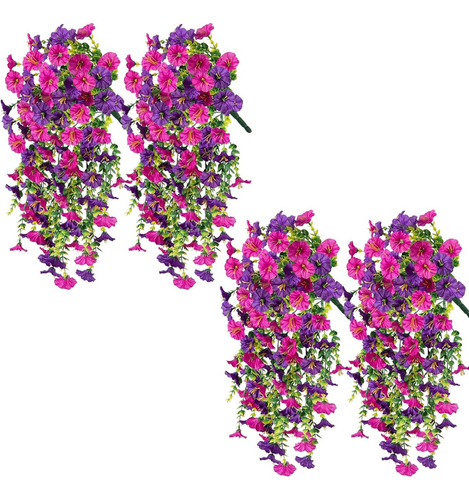 Flores Artificiais Penduradas De Glória Da Manhã, Realistas