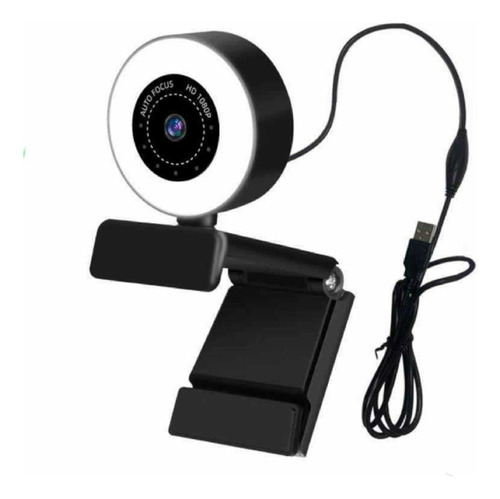 Camara Con Aro De Luz Y Microfono Para Streaming Buen Video